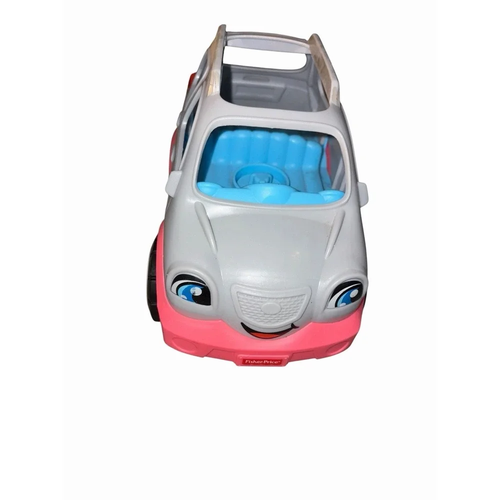 Fisher Price Little People SUV Kids Toy Car Gray Pink‎ Blue Vehicle Pretend Play